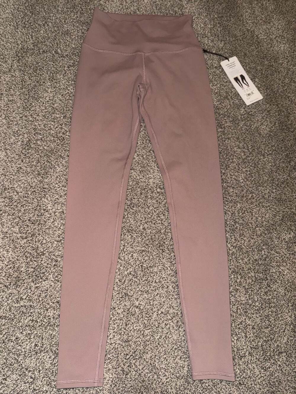 Alo Yoga High-Waist Airbrush Legging Smoky Quartz XS